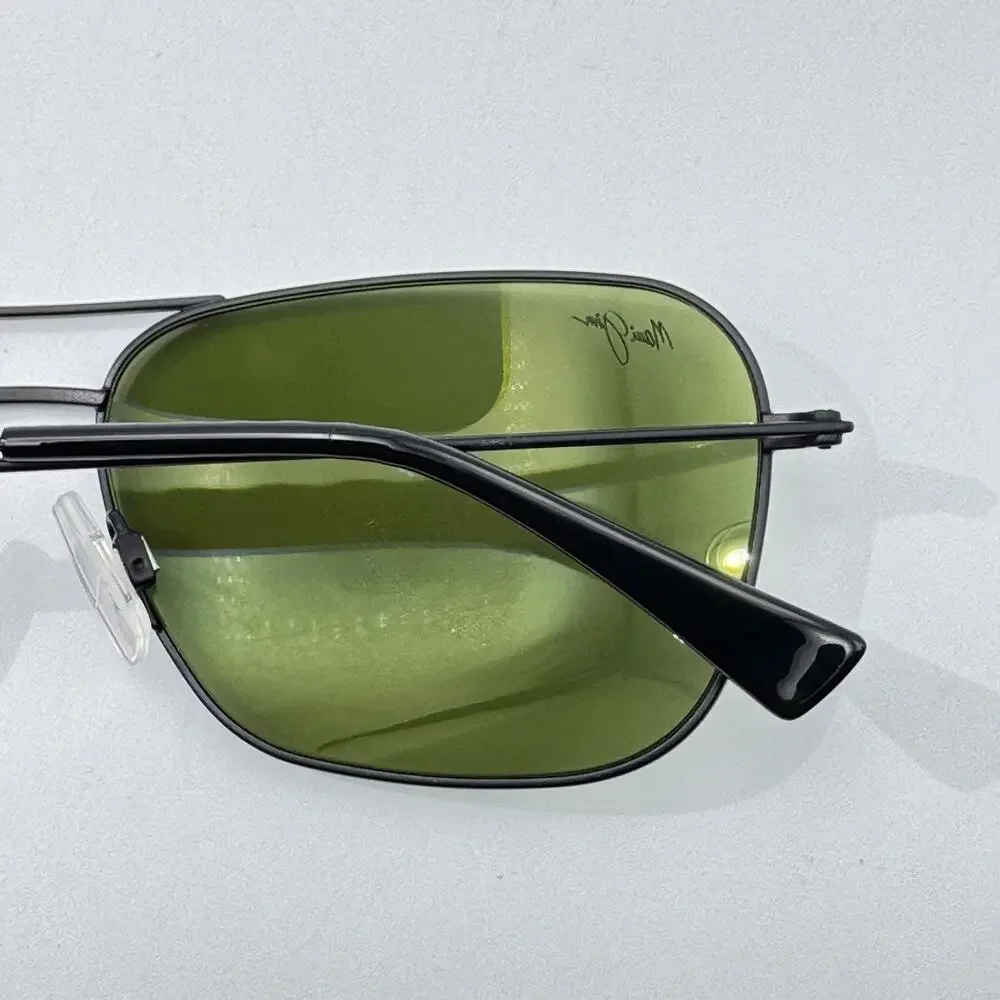 Maui Jim Sunglasses Na'auao MP-SG MJ275-02 Black Navigator Polarized 58-16-145